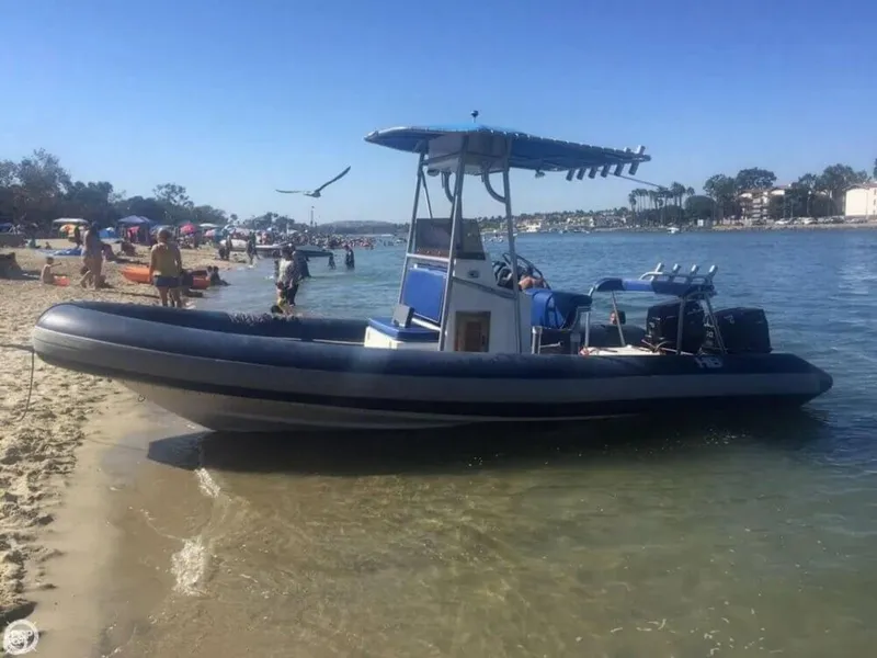 Slide: The Image of HBI 20.6 Rigid Inflatable Boat 1989 - 2