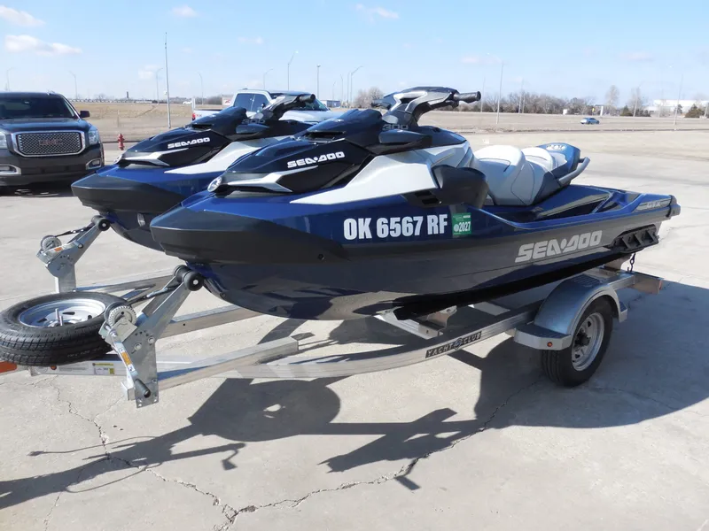 Slide: The Image of 2024 Sea-Doo GTX Limited 300 on trailer, ready for adventure. - 8