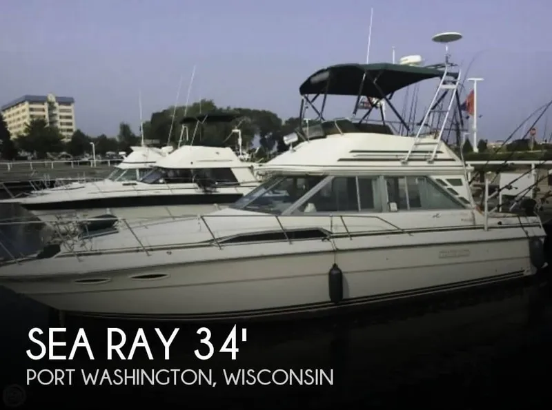 Slide: The Image of Sea Ray 340 Sedan Bridge 1987 - 0