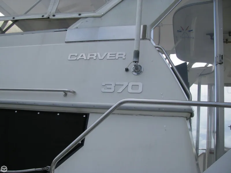 Slide: The Image of Carver Yachts 370 Aft Cabin 1993 - 11