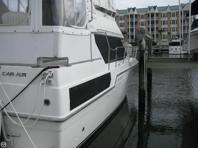 Slide: The Image of Carver Yachts 370 Aft Cabin 1993 - 4