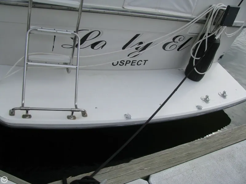 Slide: The Image of Carver Yachts 370 Aft Cabin 1993 - 8