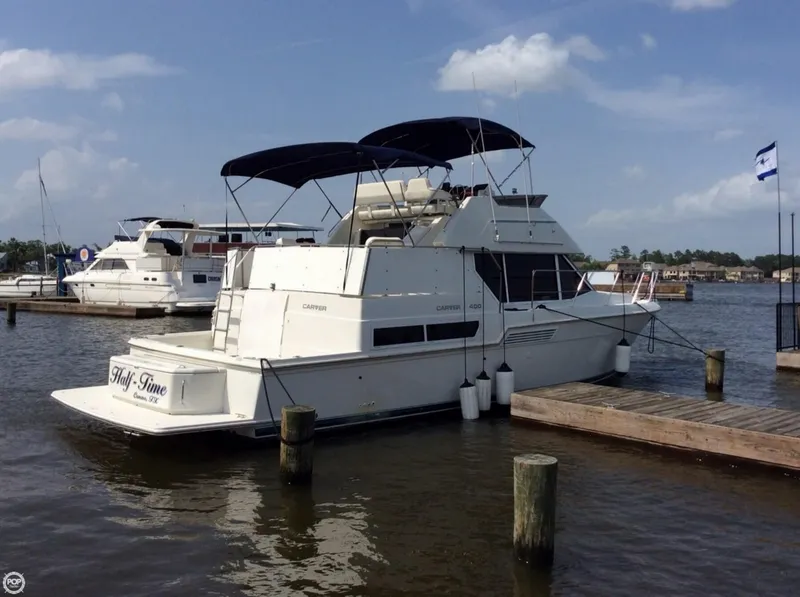 Slide: The Image of Carver Yachts 400 Cockpit Motor Yacht 1996 - 2