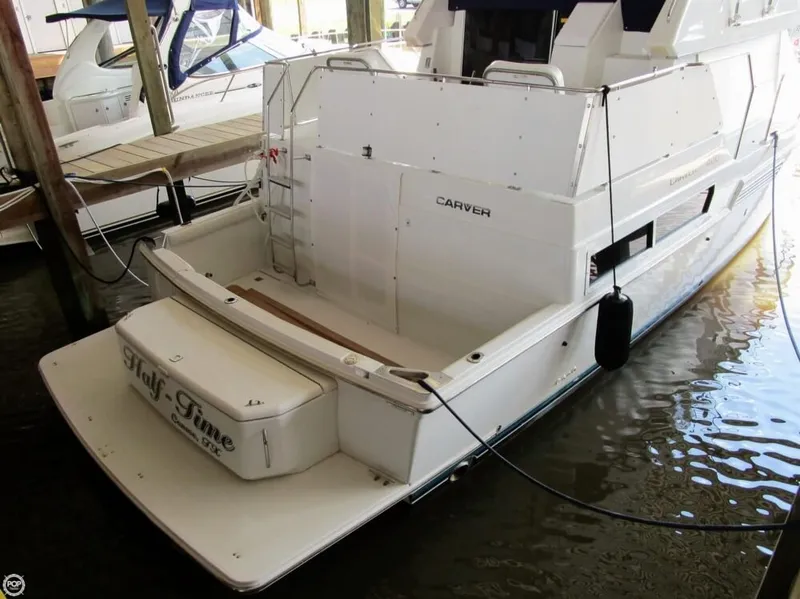 Slide: The Image of Carver Yachts 400 Cockpit Motor Yacht 1996 - 6