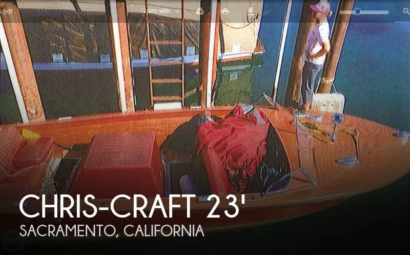 Slide: The Image of Chris-Craft 23 Continental 1956 - 0