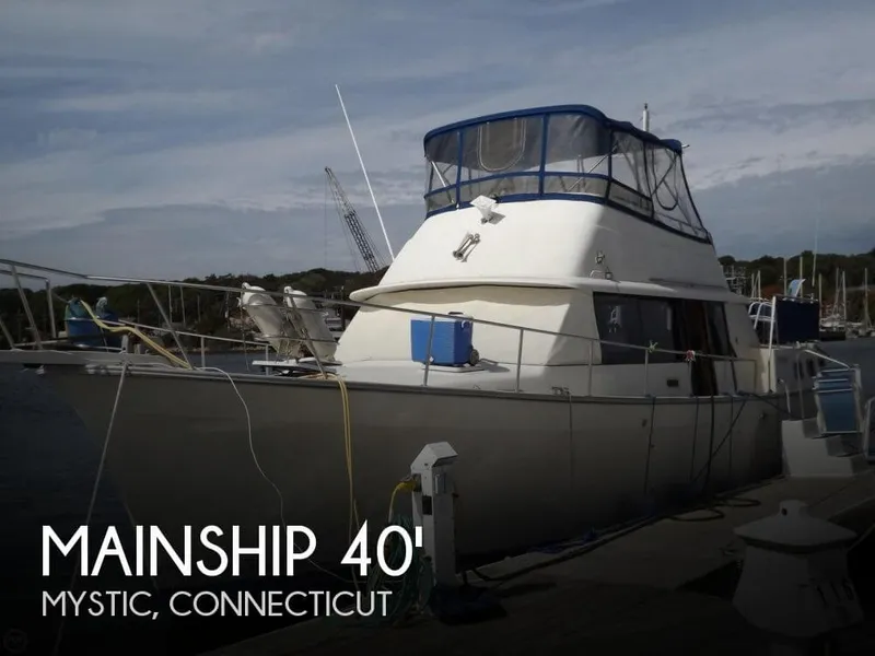 Slide: The Image of Mainship 40 Nantucket Double Cabin 1985 - 0