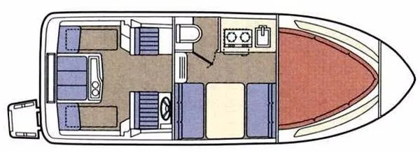 Slide: The Image of Bayliner 2452 Ciera Express Hardtop 1998 - 7