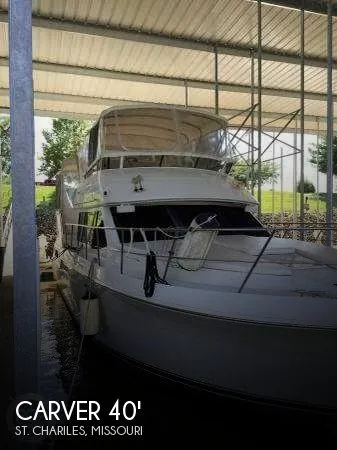 Slide: The Image of Carver Yachts 405 Aft Cabin 1997 - 0