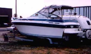 Slide: The Image of Chris-Craft Amerosport 230 & Trailer 1987 - 0
