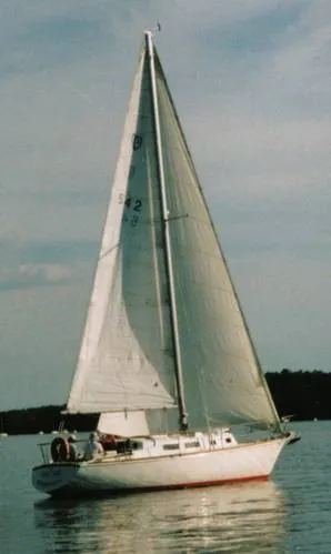Slide: The Image of Tartan 30 aft galley 1978 - 0