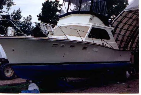 Slide: The Image of Egg Harbor 33 Sedan Sport Fisherman 1974 - 0