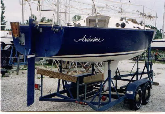 Slide: The Image of JBoats J/24 and Trailer 1980 - 0