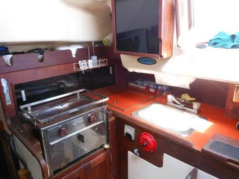 Slide: The Image of O'Day 32 Center Cockpit 1976 - 6