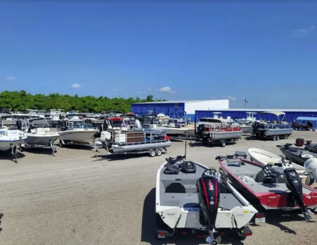 Slide: The Image of Boat storage yard with Yamaha WaveRunner FX Cruiser HO 2025. - 6