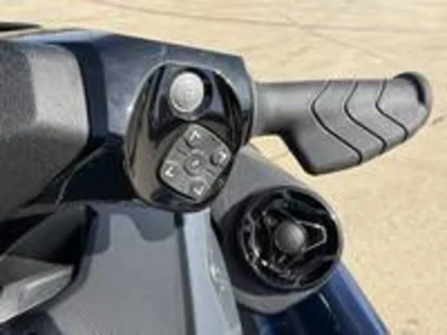 Slide: The Image of Close-up of Sea-Doo GTX 2026 handlebar and controls. - 11