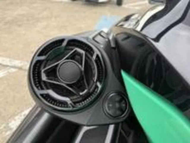 Slide: The Image of Close-up of speaker on 2026 Sea-Doo GTI SE 170. - 15