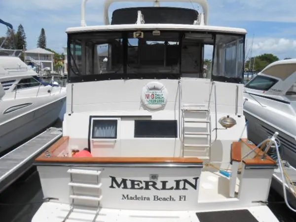 Slide: The Image of Californian Cockpit Motor Yacht 1986 - 3