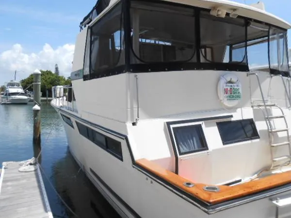 Slide: The Image of Californian Cockpit Motor Yacht 1986 - 5