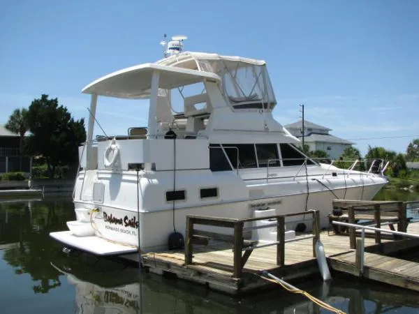 Slide: The Image of Silverton 34 Aft Cabin Motor Yacht 1996 - 9