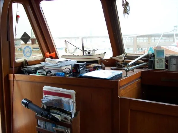 Slide: The Image of Marine Trader 34' Trawler Yacht 1980 - 3