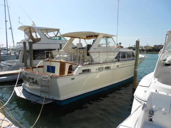 Slide: The Image of Chris-Craft Cockpit Motor Yacht 1969 - 0