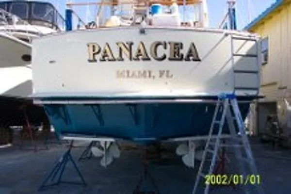 Slide: The Image of Chris-Craft Cockpit Motor Yacht 1969 - 4