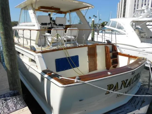 Slide: The Image of Chris-Craft Cockpit Motor Yacht 1969 - 5