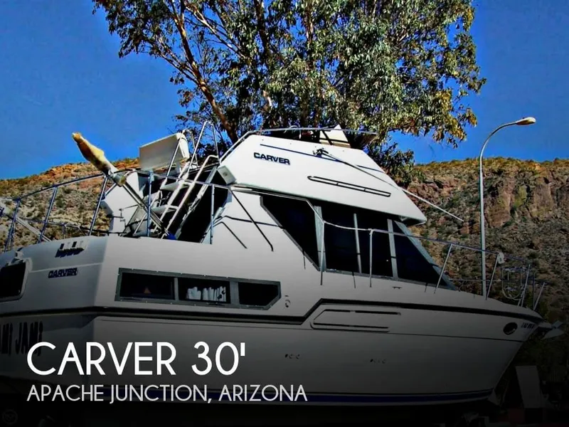 Slide: The Image of Carver Yachts 300 Aft Cabin 1994 - 0