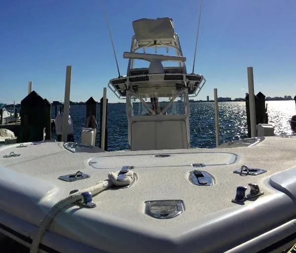 Slide: The Image of Yellowfin 36 CC with Tower 2003 - 2