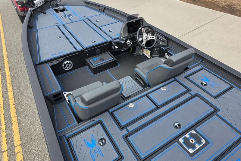 Slide: The Image of 2026 Xpress X21 Pro boat interior with sleek design and advanced features. - 16