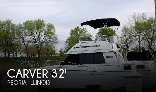 Slide: The Image of Carver Yachts 3207 Aft Cabin 1987 - 0