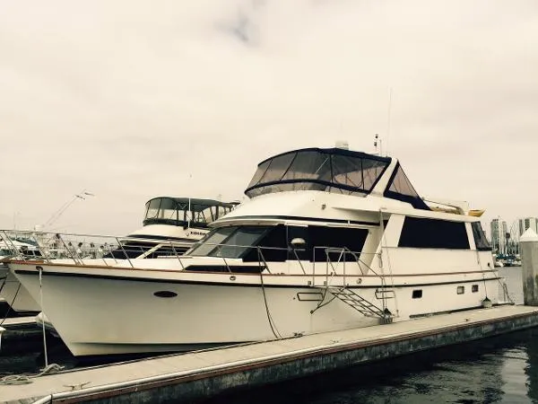 Slide: The Image of Ocean Alexander Cockpit Motor Yacht 1987 - 0