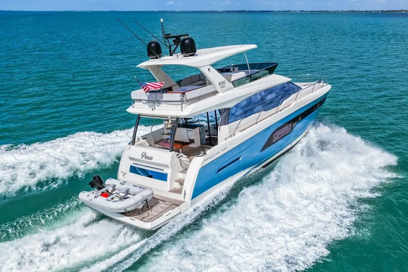Slide: The Image of 2019 Prestige 630 Flybridge -Profile - 101
