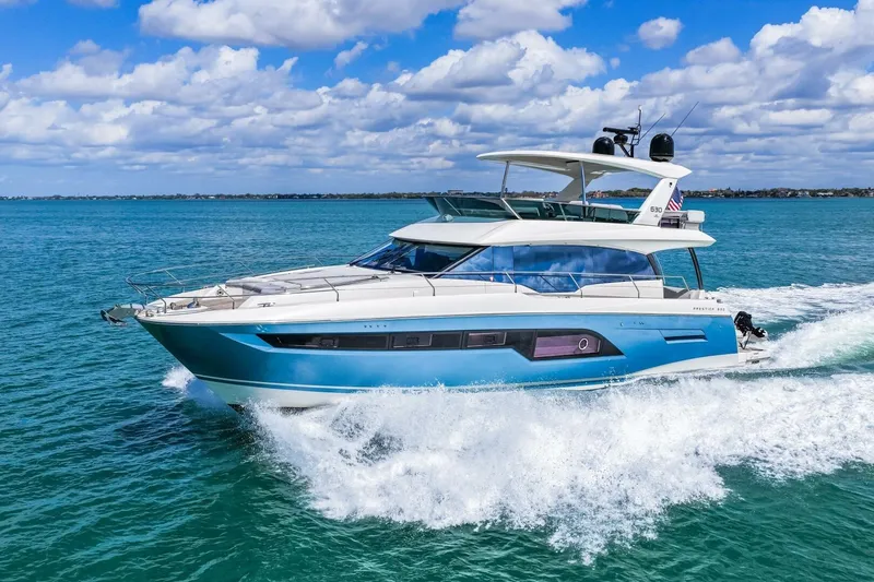 Slide: The Image of 2019 Prestige 630 Flybridge -Profile - 105