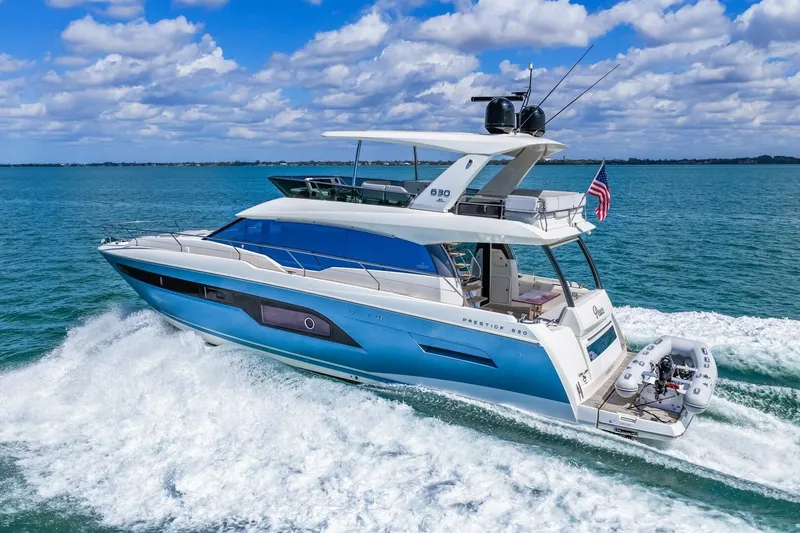 Slide: The Image of 2019 Prestige 630 Flybridge -Profile - 107