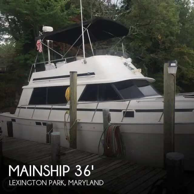 Slide: The Image of Mainship 36 Sedan Bridge 1987 - 0