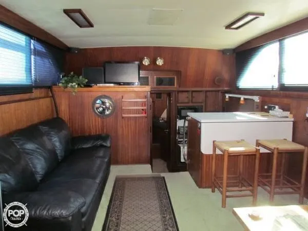Slide: The Image of Hatteras 43 Double Cabin Motor Yacht 1977 - 1