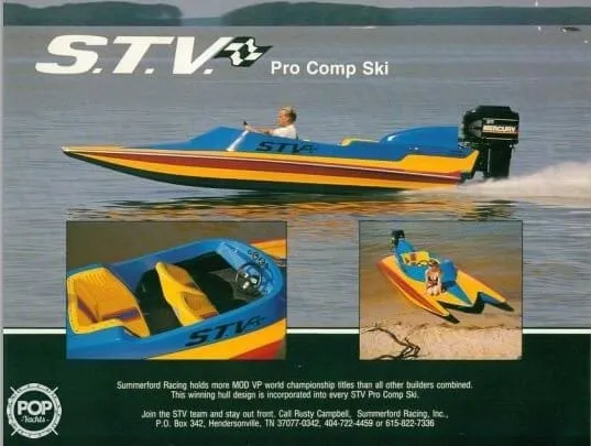 Slide: The Image of Summerford Racing STV Pro Comp Ski 19 1993 - 6