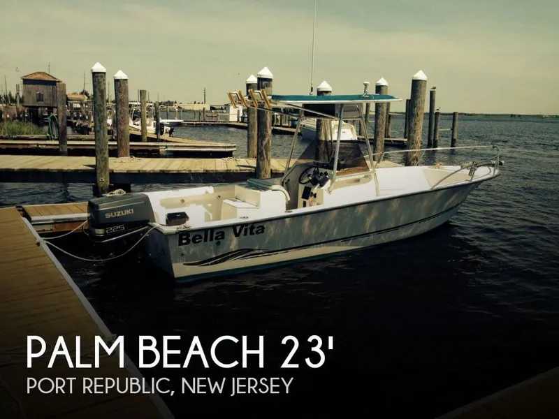 Slide: The Image of Palm Beach 235 WhiteCap Walk In Center Console 2003 - 0