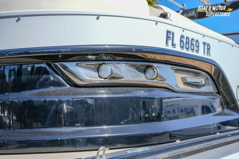 Slide: The Image of 2024 Avalon Twin Quad Lounger Windshield boat with registration FL 6869 TR. - 8