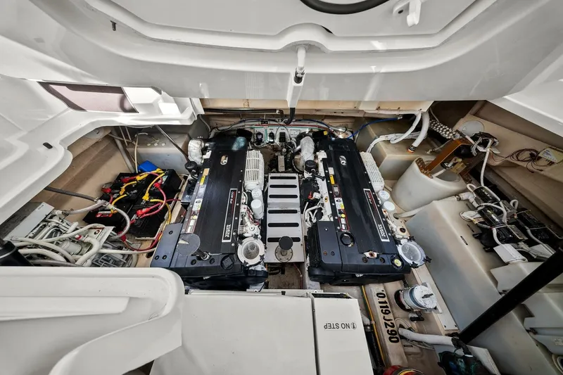 Slide: The Image of 2007 Tiara Yachts 4300 Sovran- Engine Room - 35
