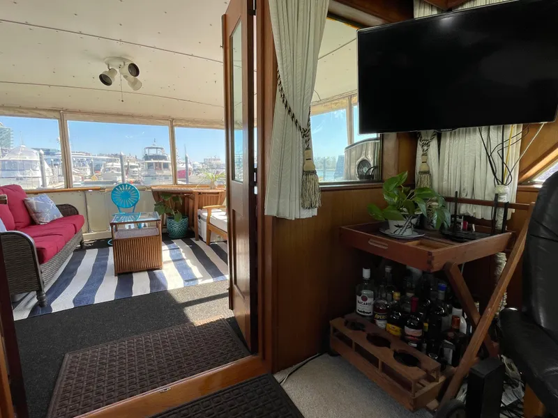 Slide: The Image of Double Doors to Aft Deck - 7