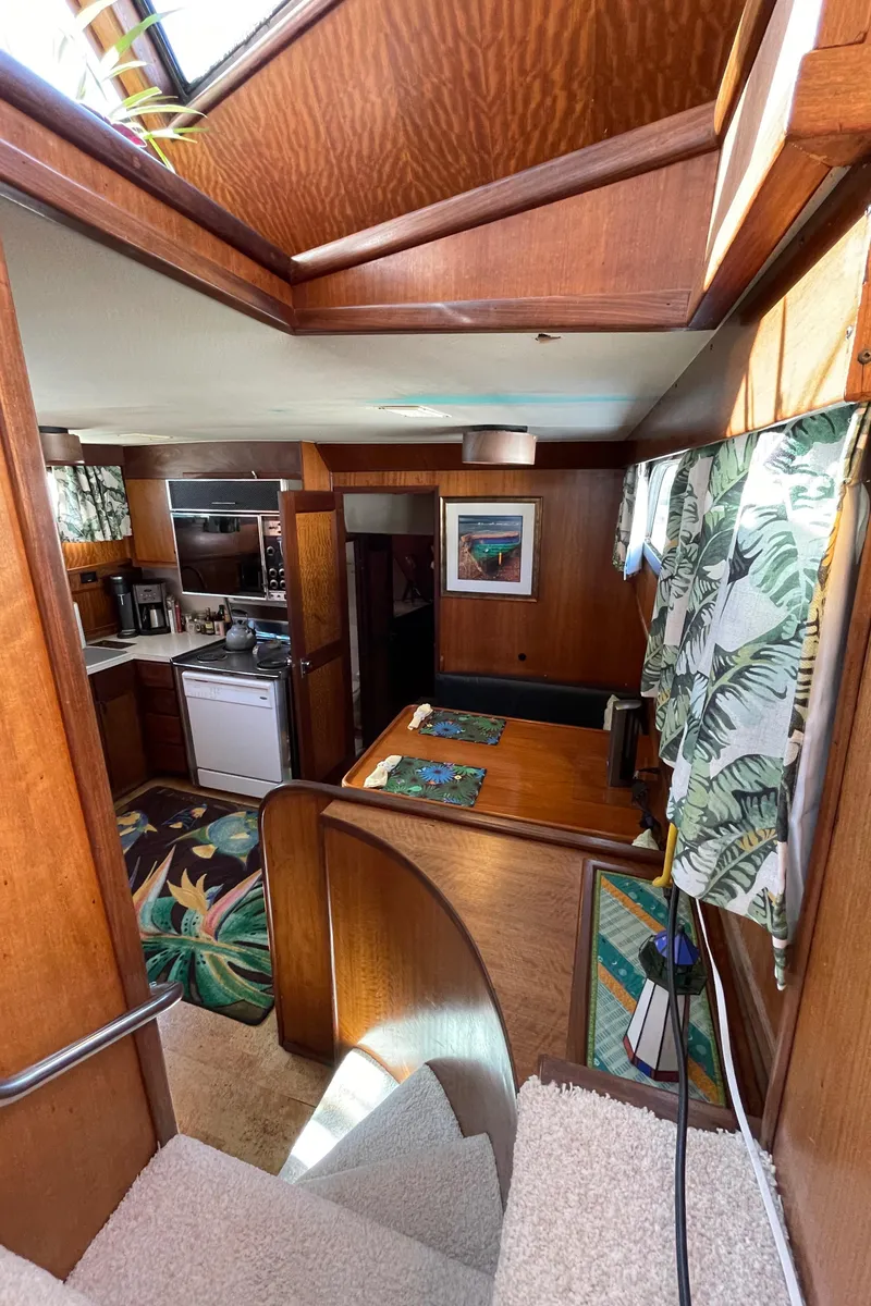 Slide: The Image of Companionway to Galley - 9