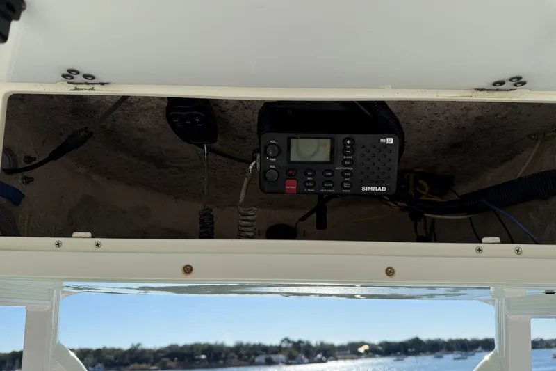 Slide: The Image of 2017 Sea Hunt Triton 225 boat with Simrad RS12 marine radio installed. - 20
