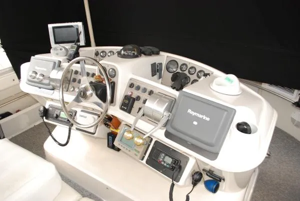 Slide: The Image of Carver Yachts Cockpit Motor Yacht 1997 - 2