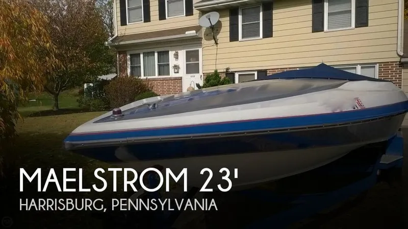 Slide: The Image of Maelstrom 23 Classic Speed Boat 1989 - 0