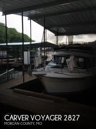Slide: The Image of Carver Yachts Voyager 2827 1985 - 0