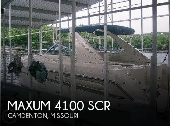 Slide: The Image of Maxum 4100 SCR 1997 - 0