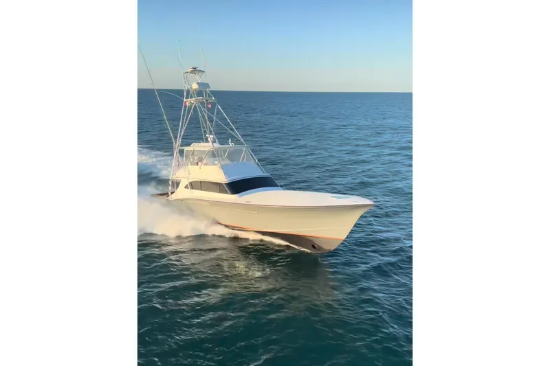 The Image of 2006 Blackwell 66 Convertible yacht cruising on open sea. - 0