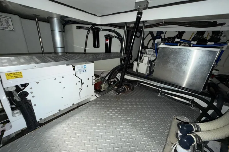 Slide: The Image of Engine room of 2017 Formula 430 Super Sport Crossover with mechanical components. - 16